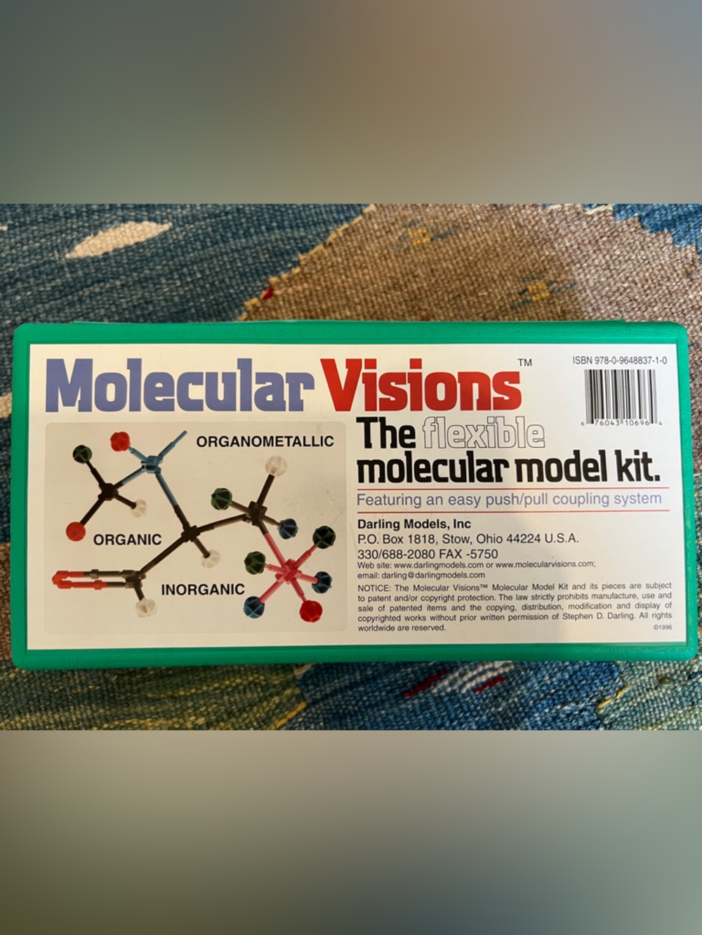 Molecular Visions Flexible Molecular Model Kit Chemistry Modelling Kit